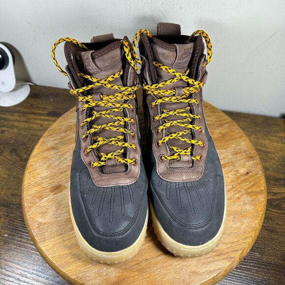 Nike Air Force 1 High Duckboot Field Brown Mens Size 10 Shoes 444745-004 - Picture 2 of 8